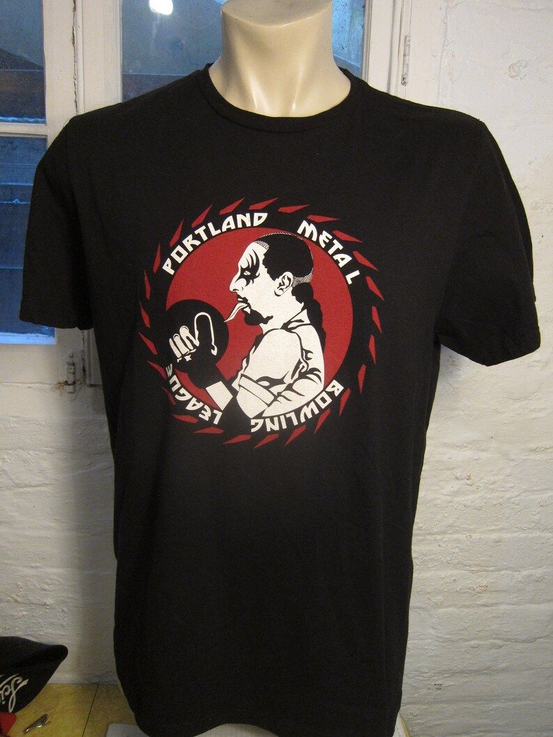 Portland Metal Bowling League Shirt Single Sided