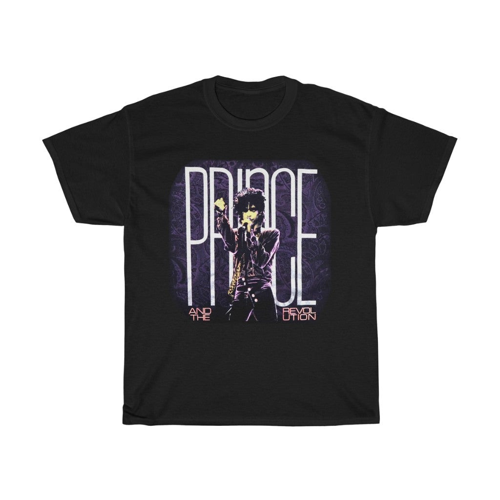 Prince And The Revolution 1985 World Tour Unisex Heavy Cotton Tee 211119