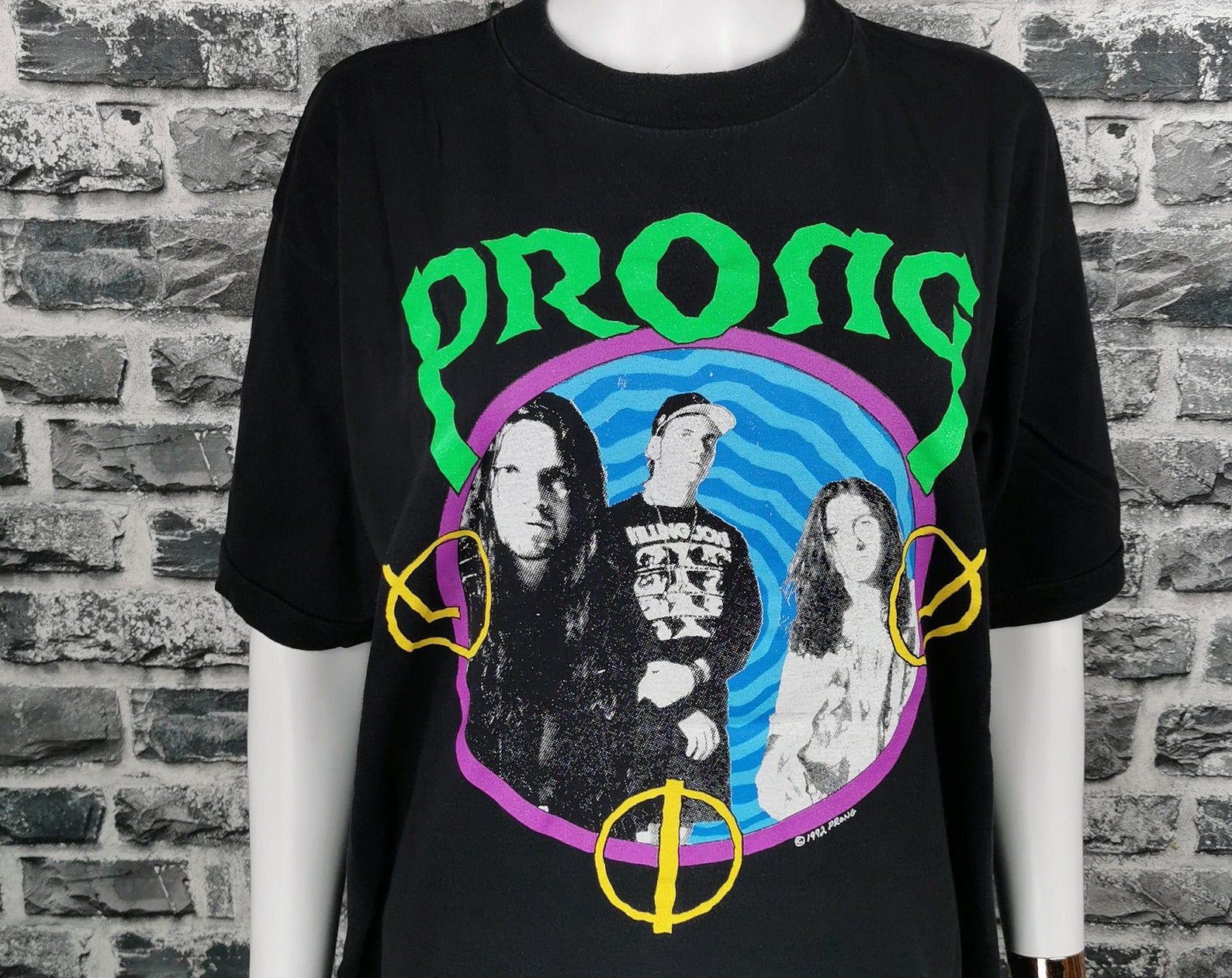 Prong 1992 Vintage T-Shirt / Mega Rare / Groove Metal / Alternative Metal / Hardcore Punk