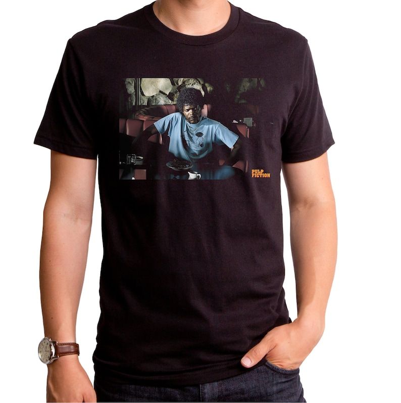 Pulp Fiction Jules In Diner Mens T Shirt