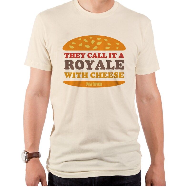 Pulp Fiction Royale With Cheese Mens T Shirt