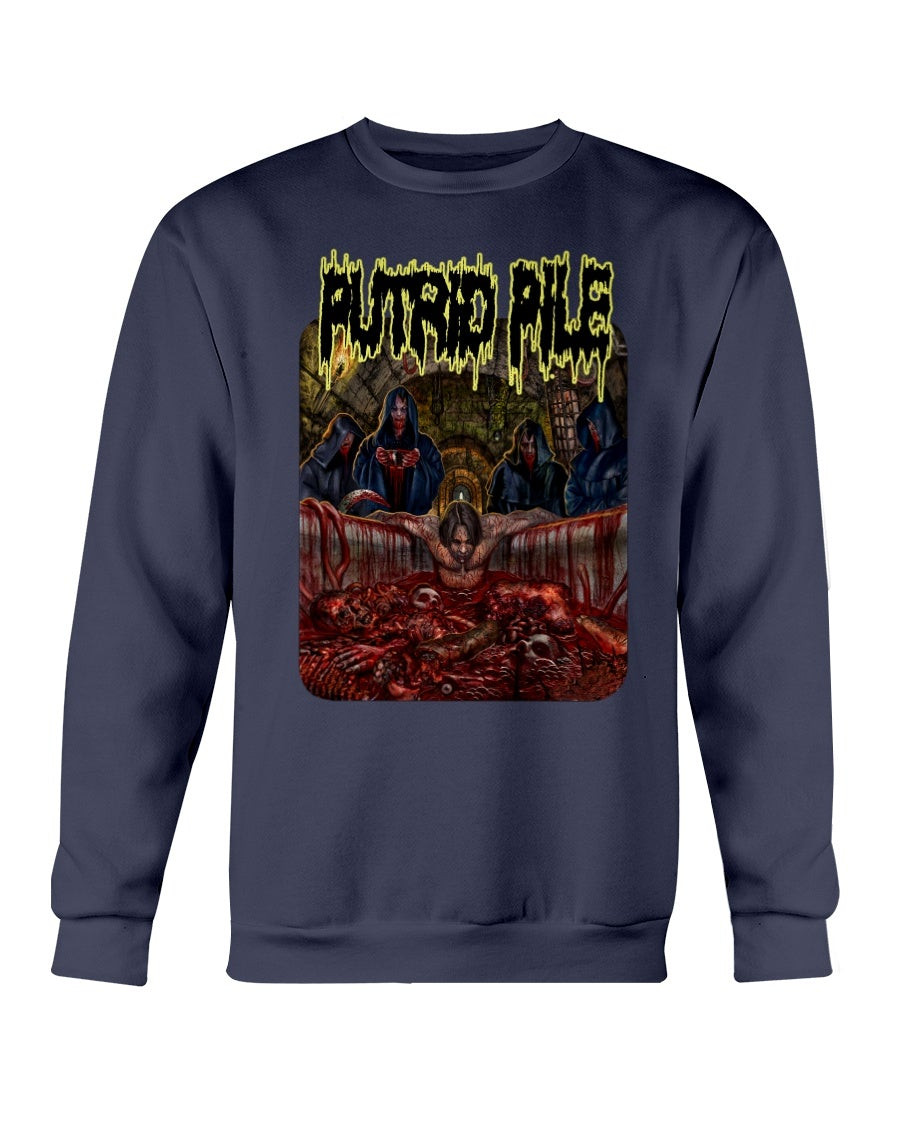 Putrid Pile Deeds Of Flesh Guttural Secrete Dying Fetus Sweatshirt 211004 putrid pile deeds of flesh guttural secrete dying fetus sweatshirt 211004 disu0