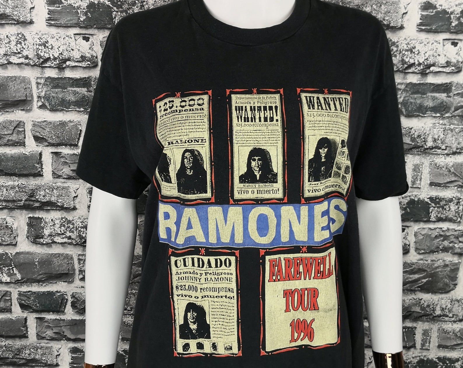 Ramones 1996 Vintage T-Shirt Farewell Tour Tee