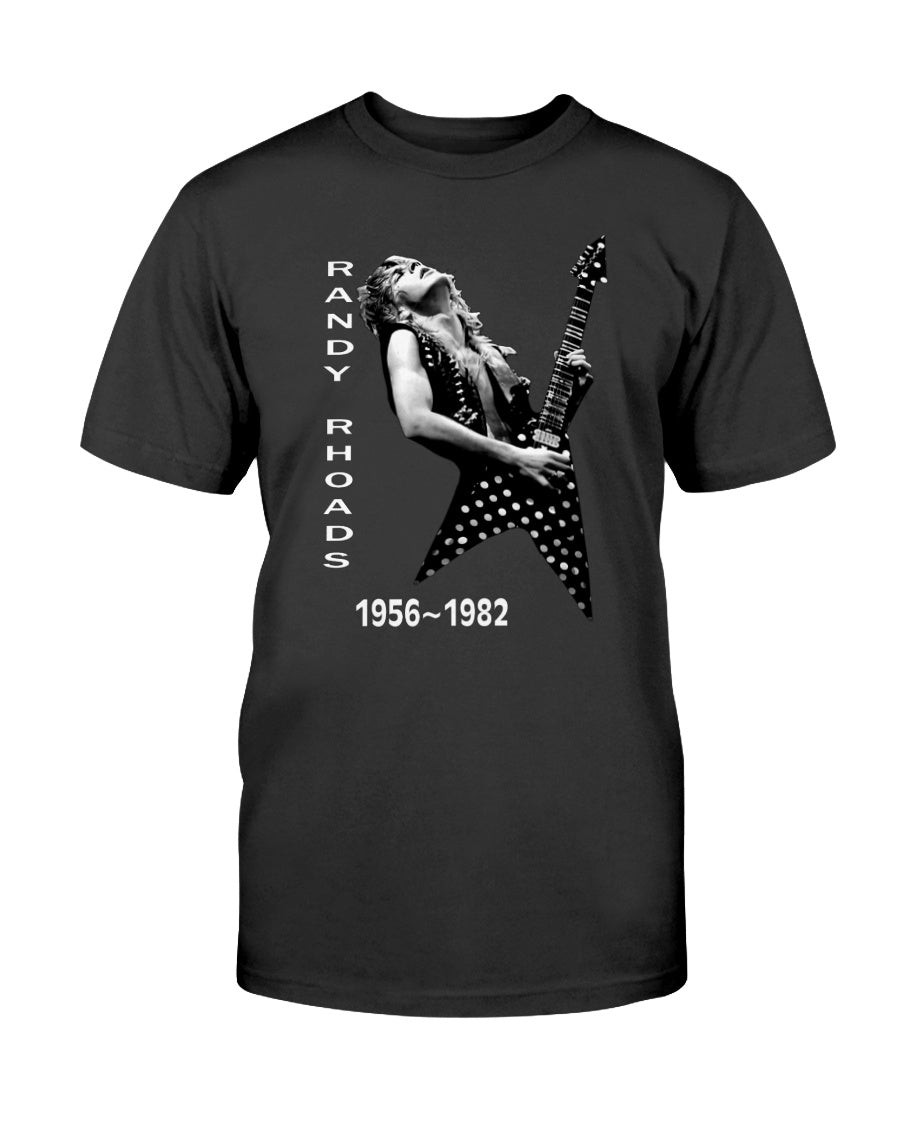 Randy Rhodes Memorial Ozzy Guitarist Black T Shirt 211211