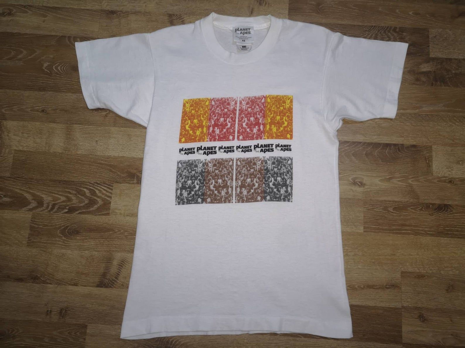 Rare! True Vintage 90'S American Science Fiction Movie Sci Fi Planet Of The Apes Pota Last Orgy 1997 Promo Film T Shirt Xs