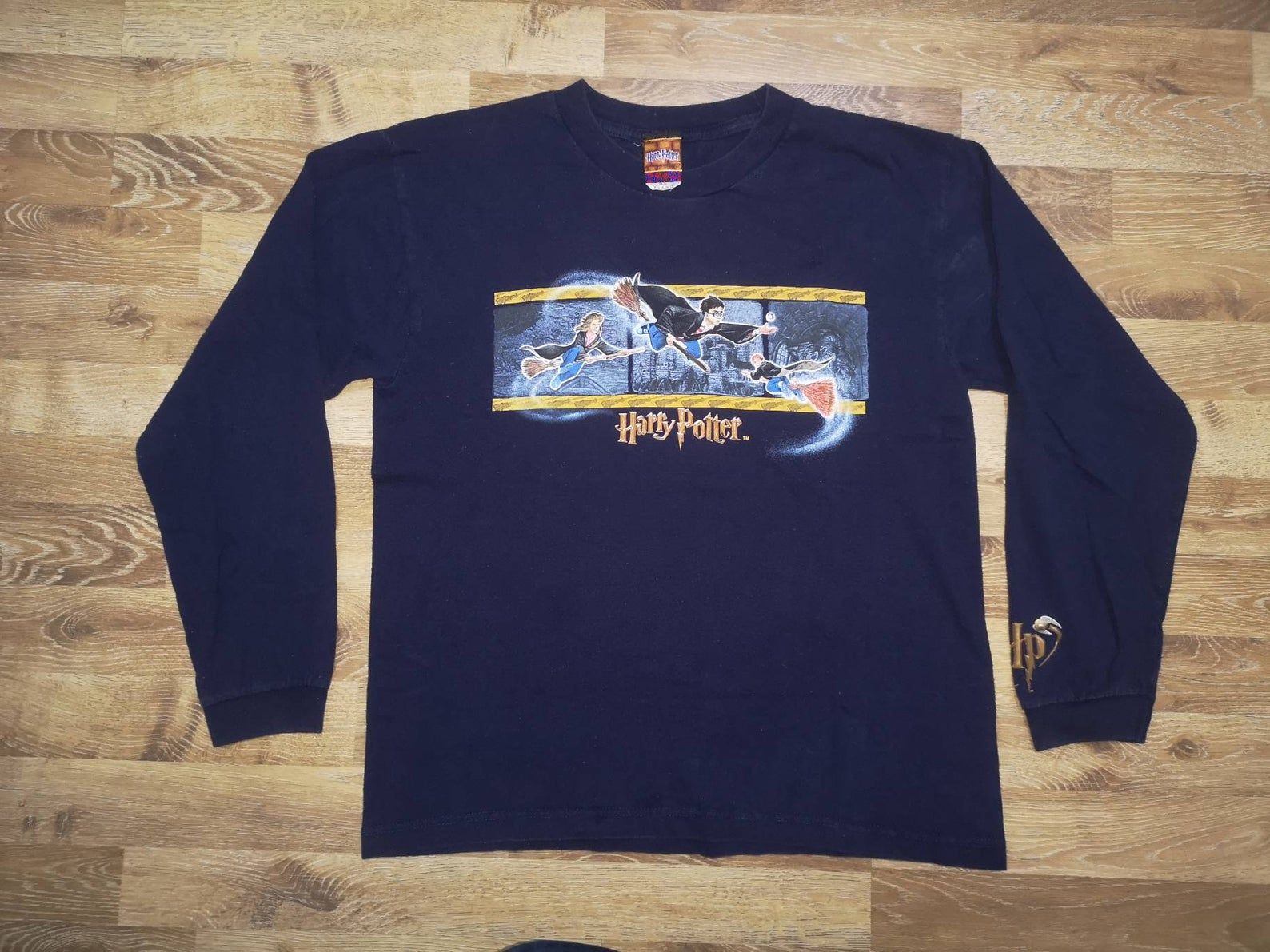 Rare! True Vintage Og 2000'S Harry Potter Goblet Of Fire 2000 Movie Promo Film T Shirt Jk Rowling Fantasy Novels