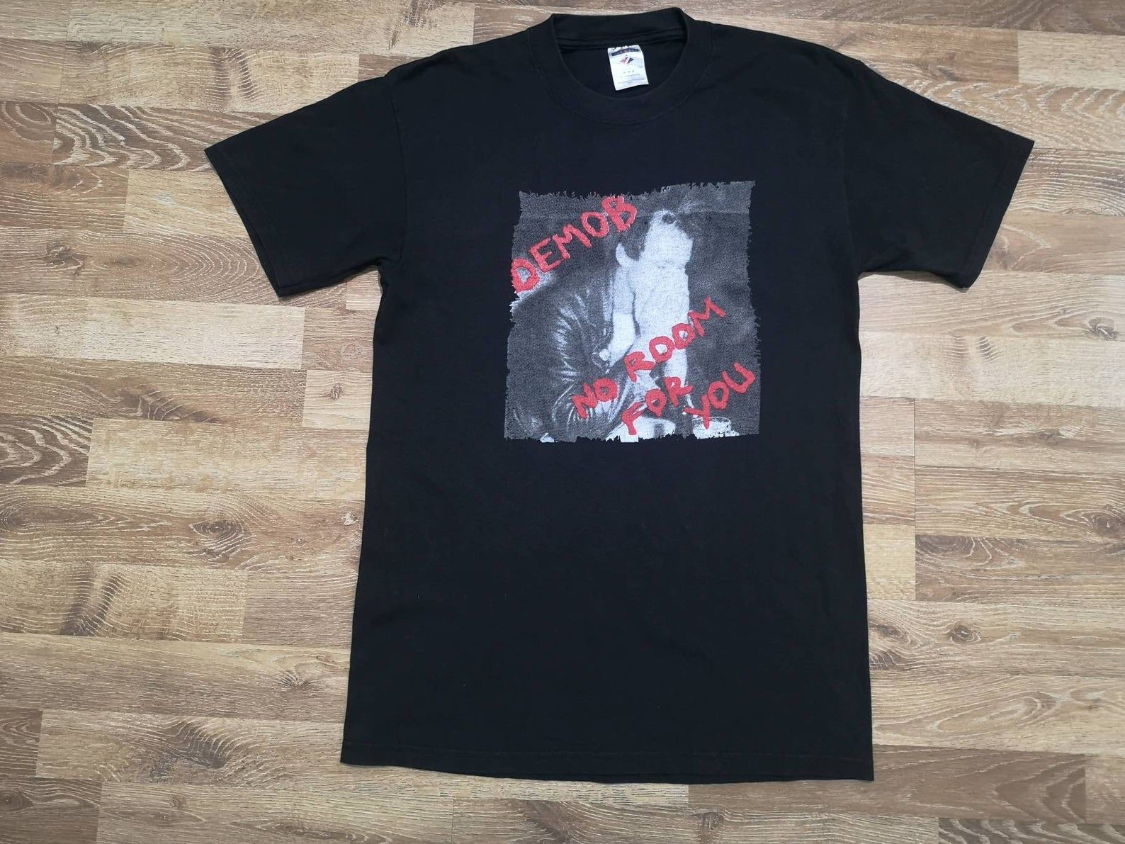 Rare! True Vintage Og 2000'S The Legendary English Punk Rock Band Demob No Room For You Promo T Shirt