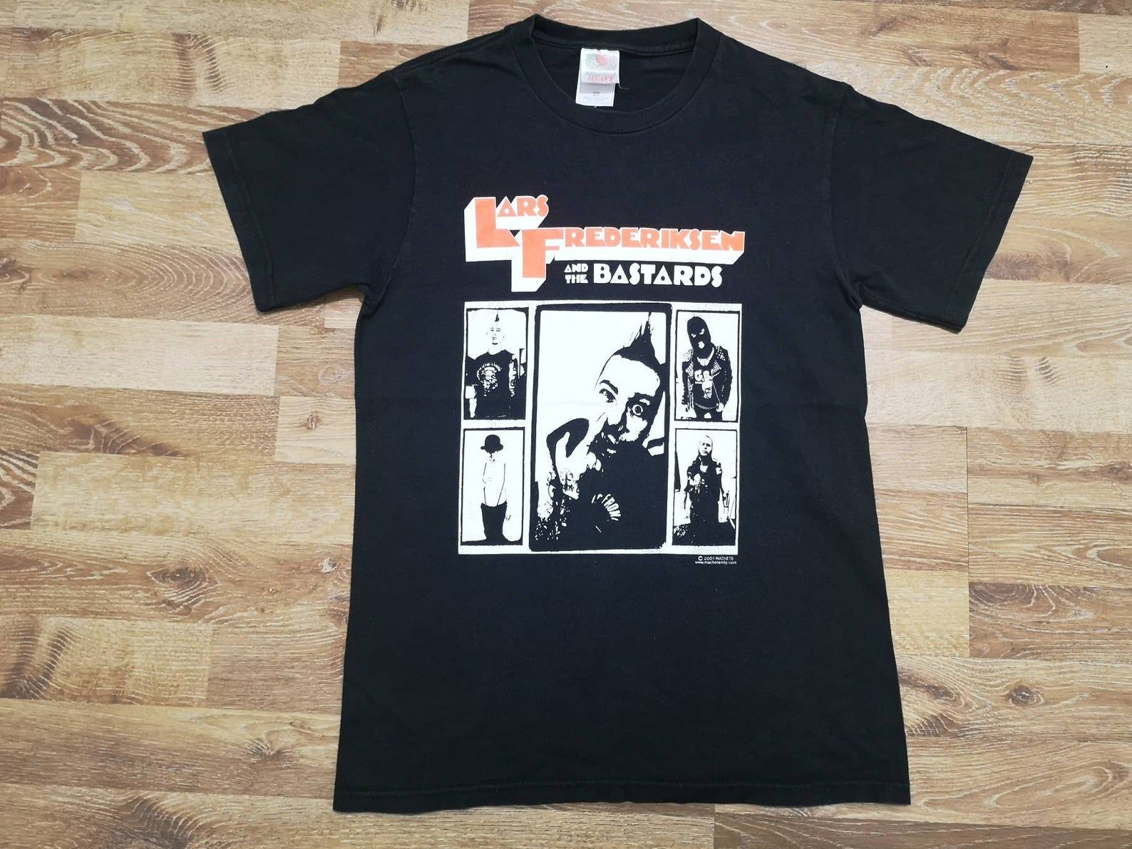 Rare! True Vintage Og Early 2000'S Merchandise Hardcore Punk Oi! Band Lars Frederiksen And The Bastards 2001 Promo T Shirt Rancid
