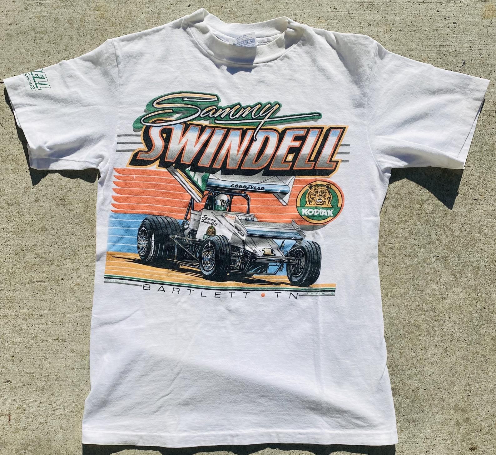 Rare! Vintage 1987 Sammy Swindell Kodiak S Car Tee -