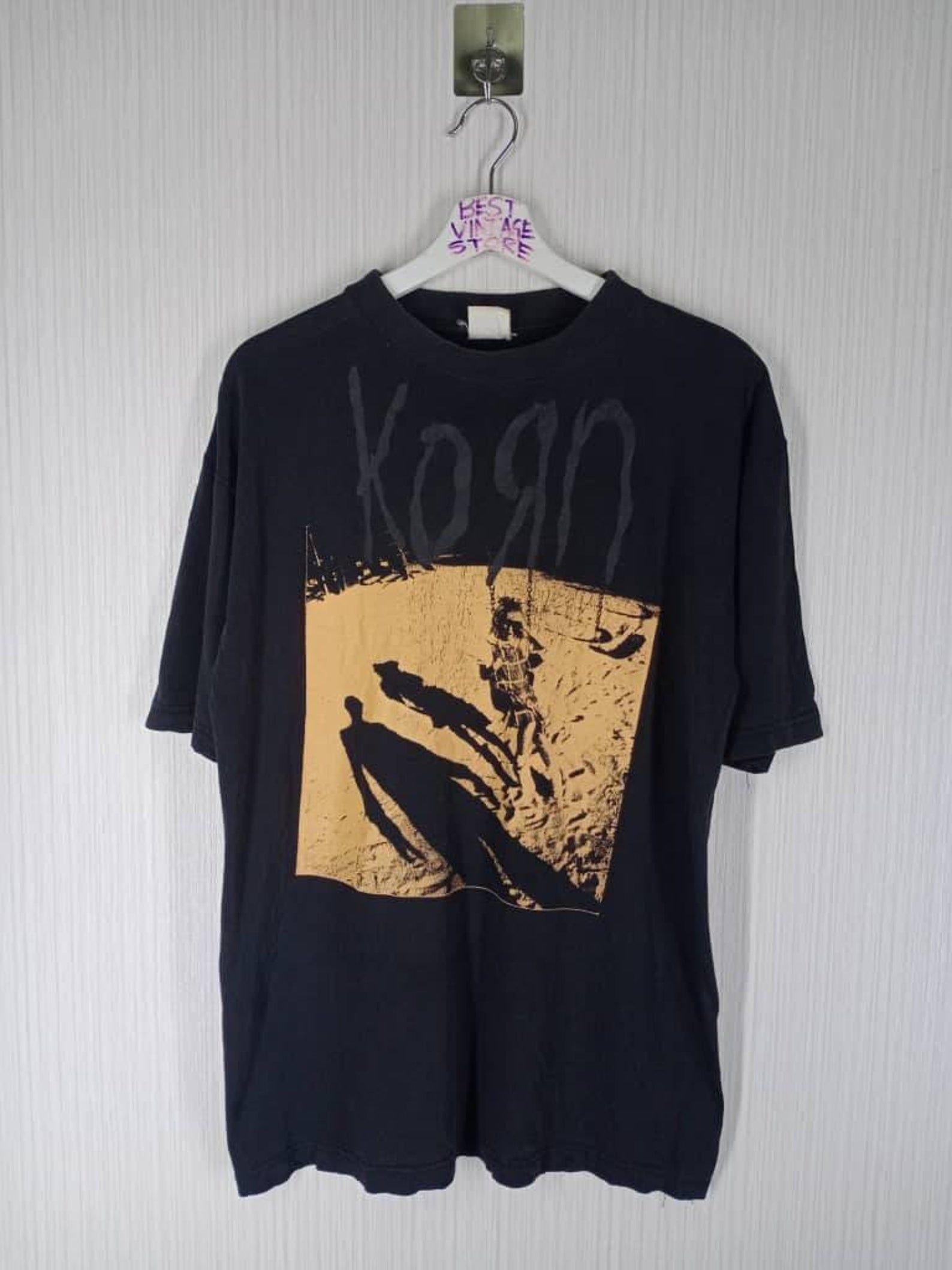 Rare !!! True Vintage Korn Self Title Album Tshirt M