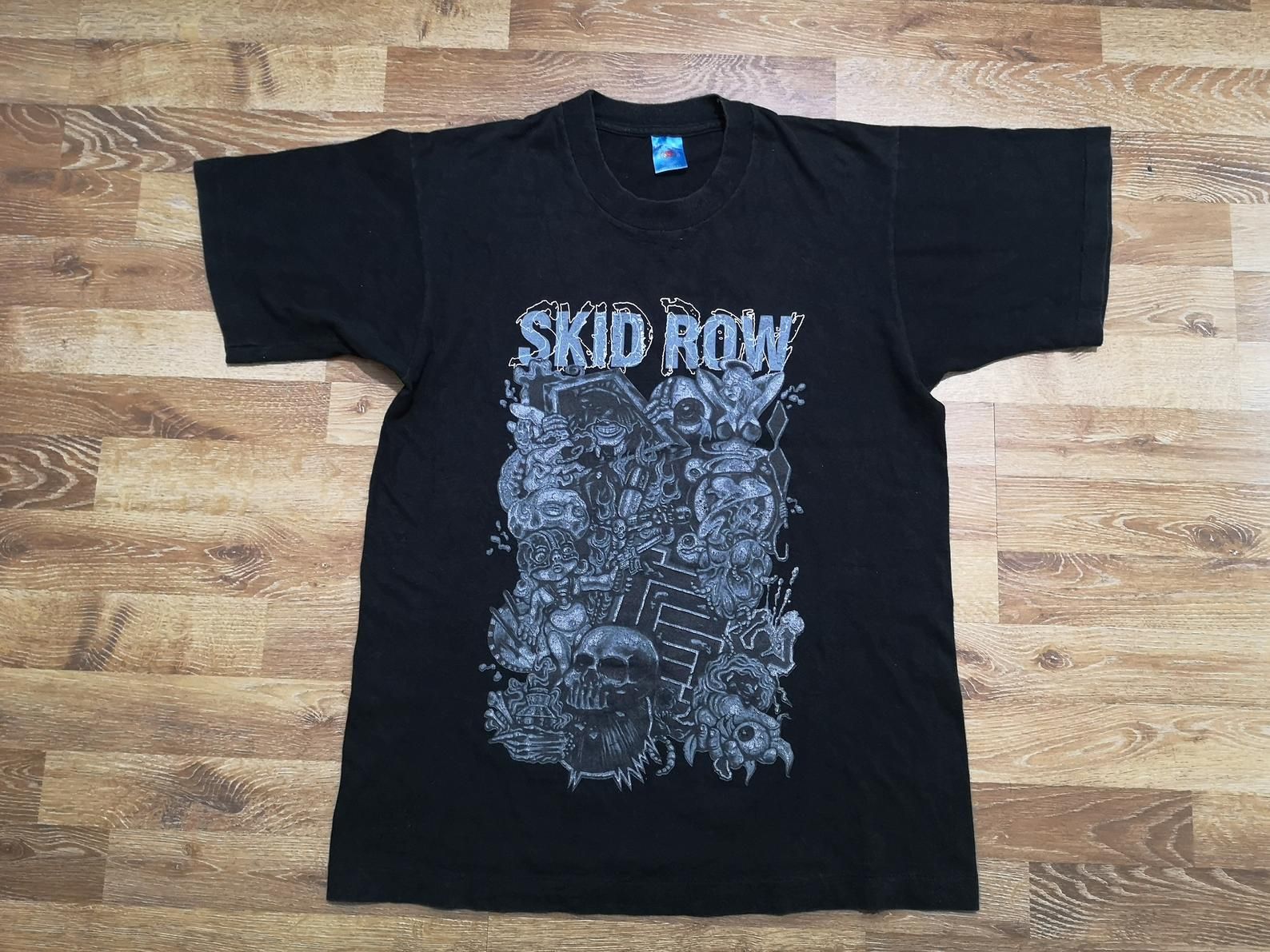 Rare ! True Vintage Og 90'S The Legendary American Heavy Metal Band S Row Japan Tour 1995 Concert Album Promo T Shirt Subhuman Race Track