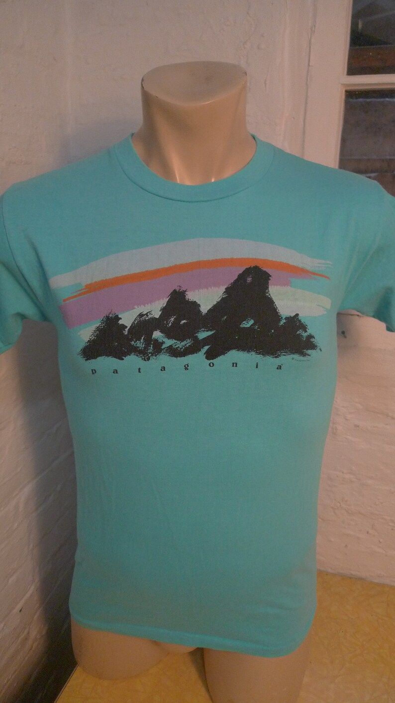 Rare 1980S Patagonia Shirt Single Sided Single Stitched