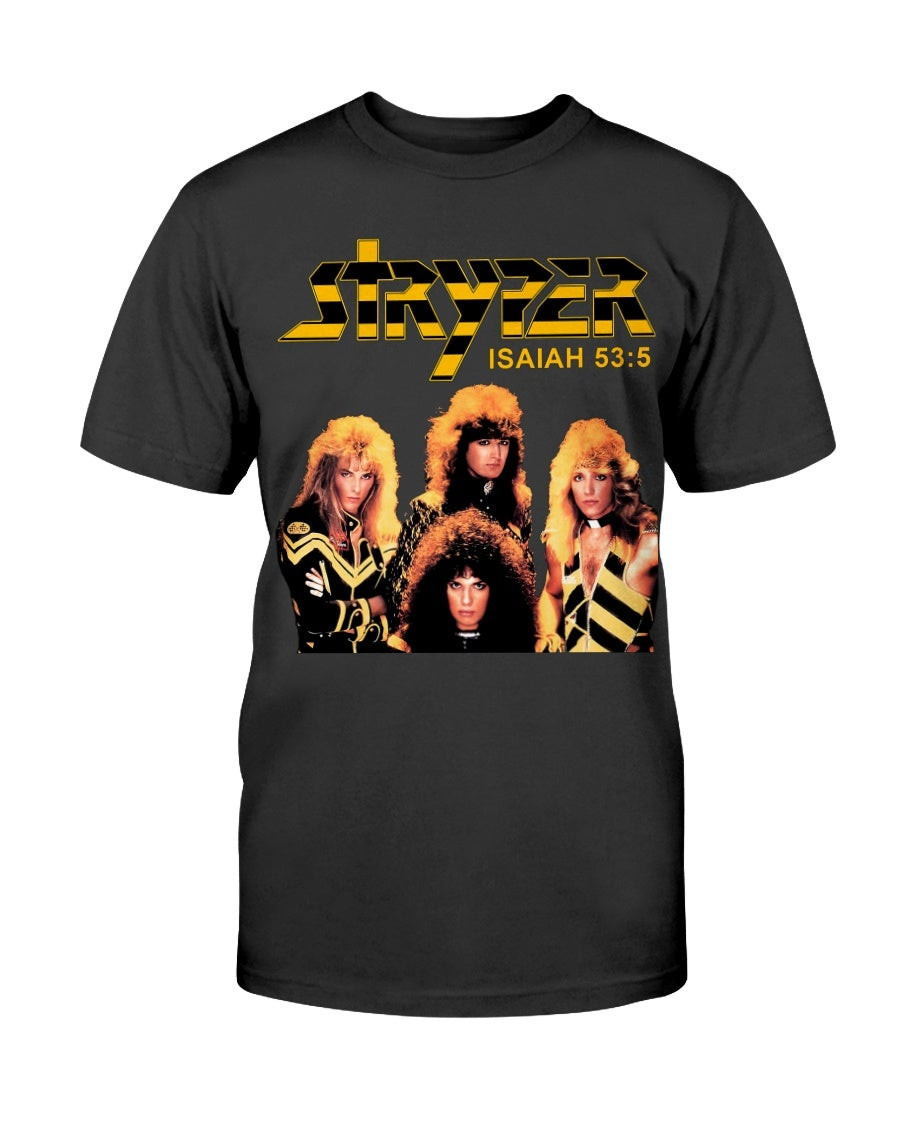 Rare 1986 Stryper To Hell With The Devil Christian Metal Band Tour T Shirt 062421