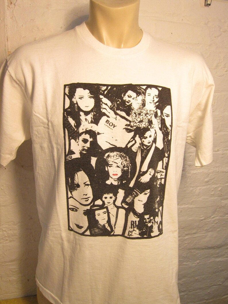 Rare 1990 Boy George Concert Shirt Single Sided Single Stitched