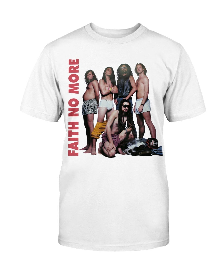 Rare 1990 Faith No More Vintage Tour Band Rock T Shirt 210911