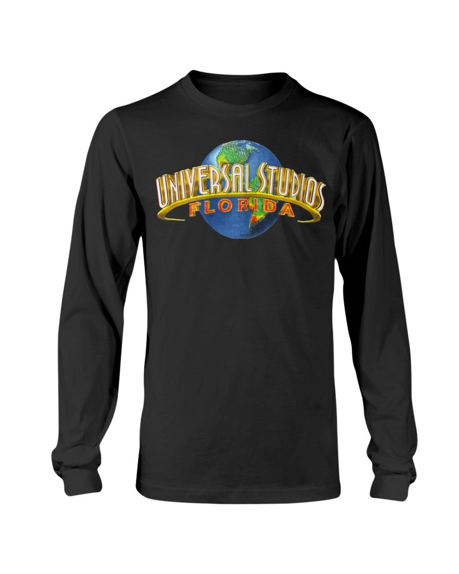 Rare 90S Universal Studios Florida Long Sleeve T Shirt 211126
