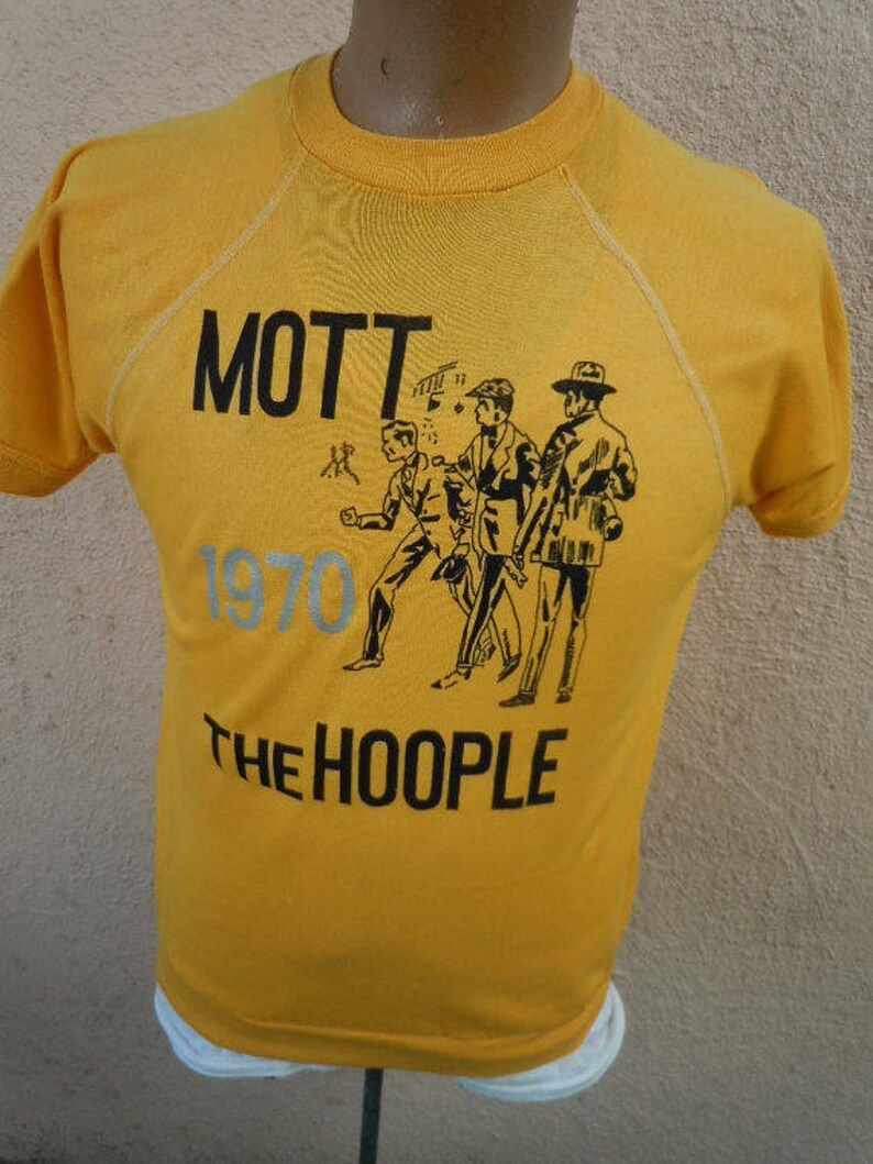 Rare Dated 1970 Mott The Hoople Sweat Shirt Single Sided C Licensed By Roach 1972