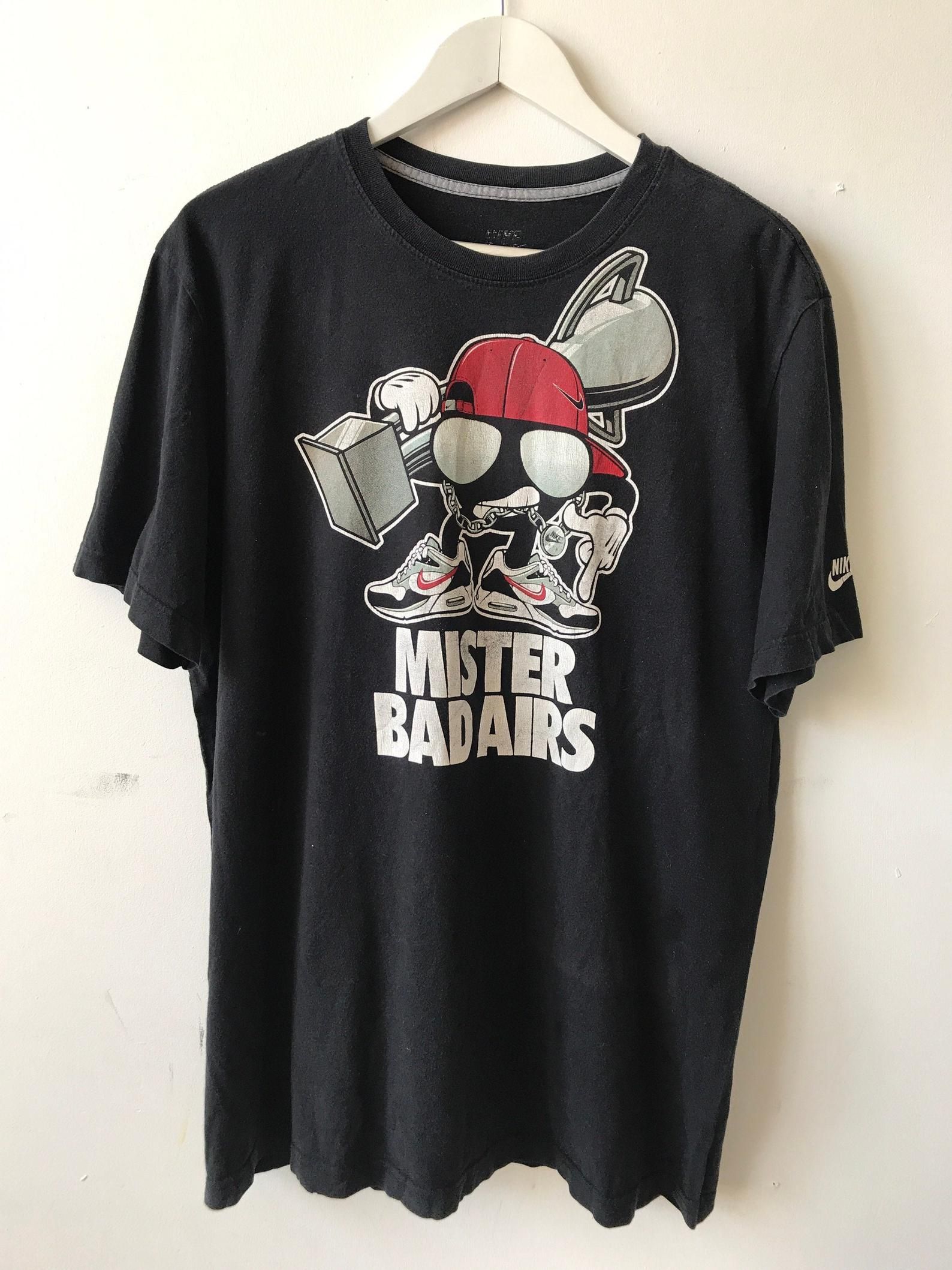 Rare Mister Bad Airs Vintage Black T-Shirt 90S 2000S