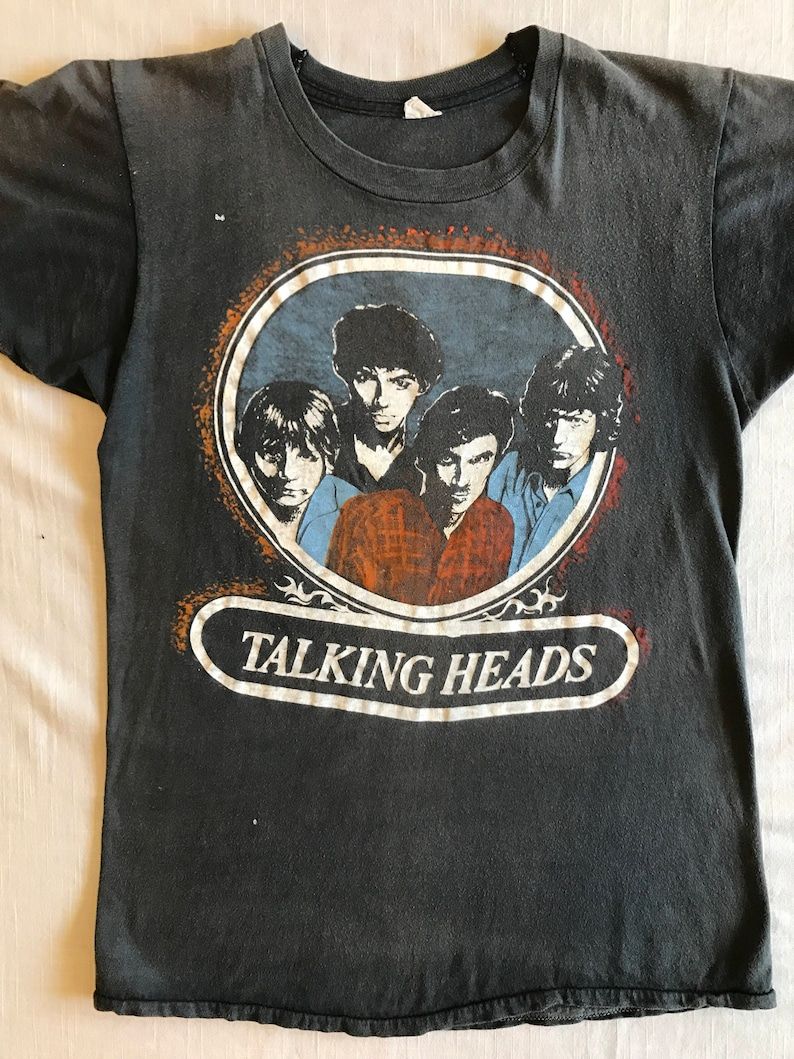 Rare Talking Heads One For The Ages Worn To Perfection 1980 Comes Alive Concert T Shirt