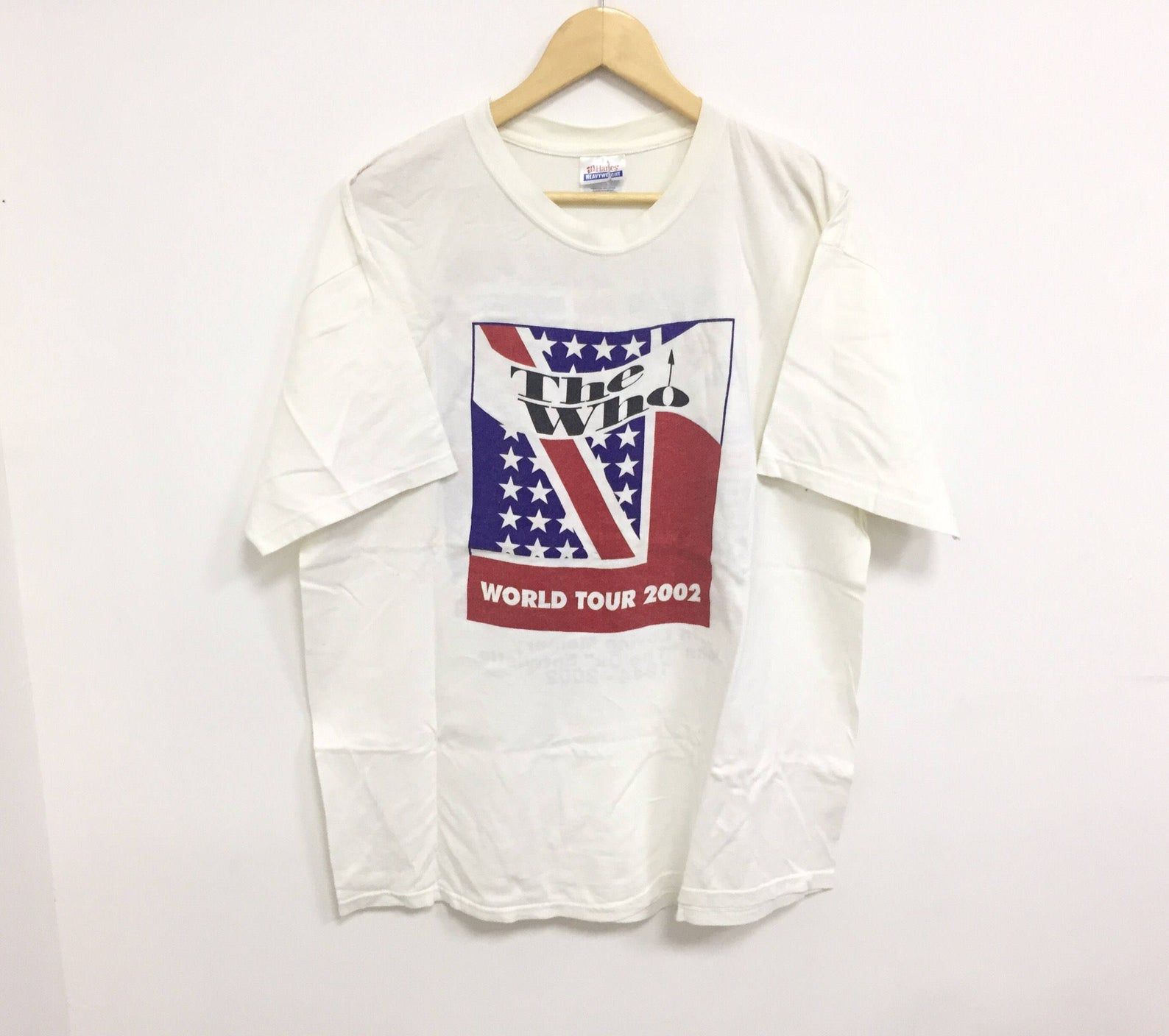 Rare Vintage 00 The Who Tees World Tour Usa Both Side Ed Rare Edition Tour X