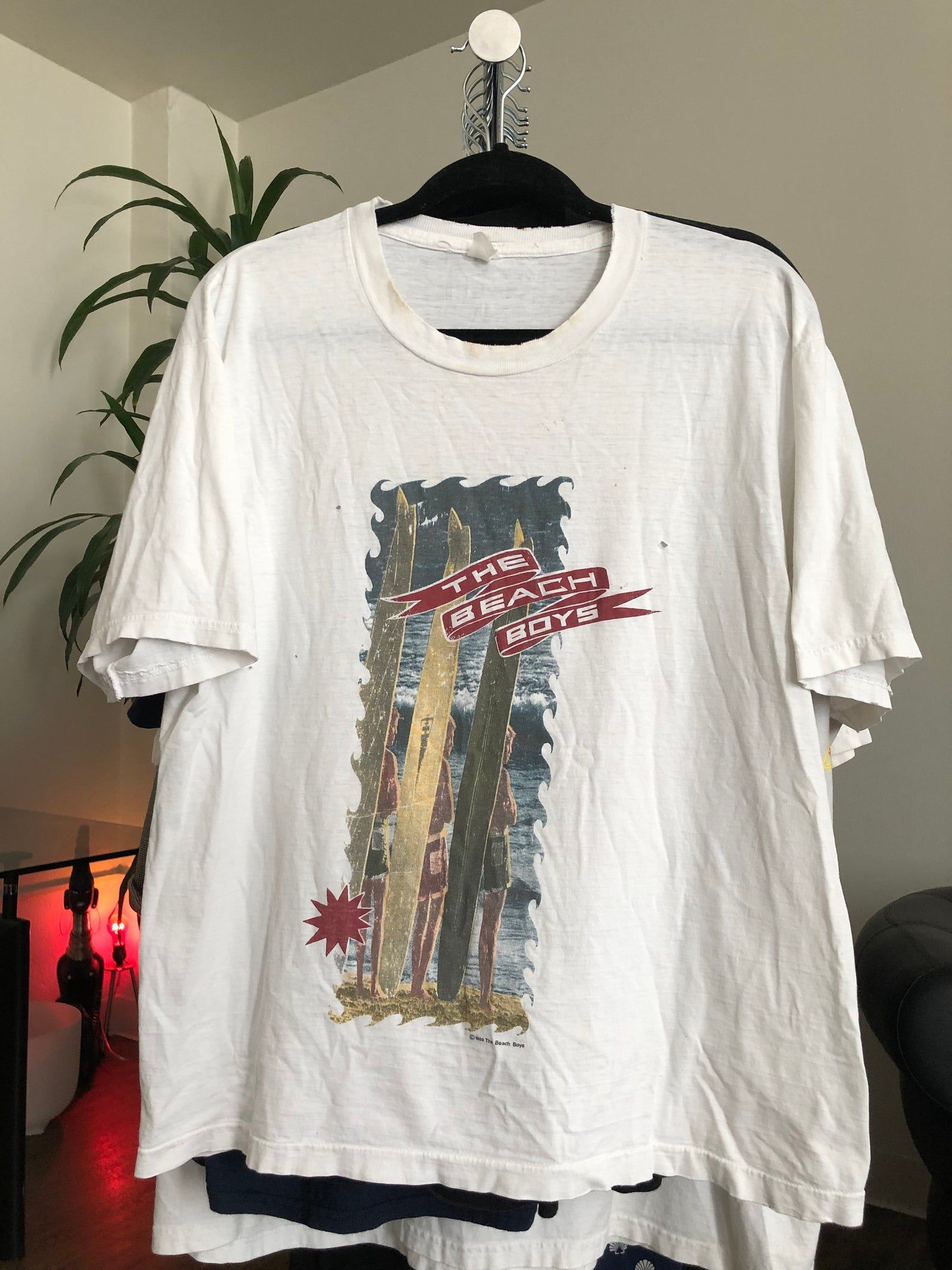 Rare Vintage 1989 Beach European Concert Tour Shirt