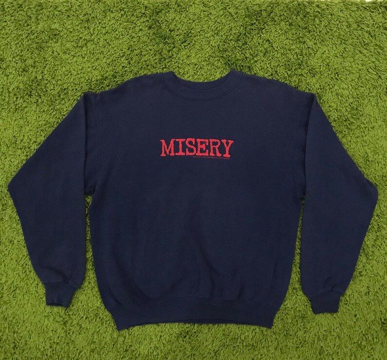 Rare Vintage 1990 Misery Stephen King Horror Crime Movie Shirt