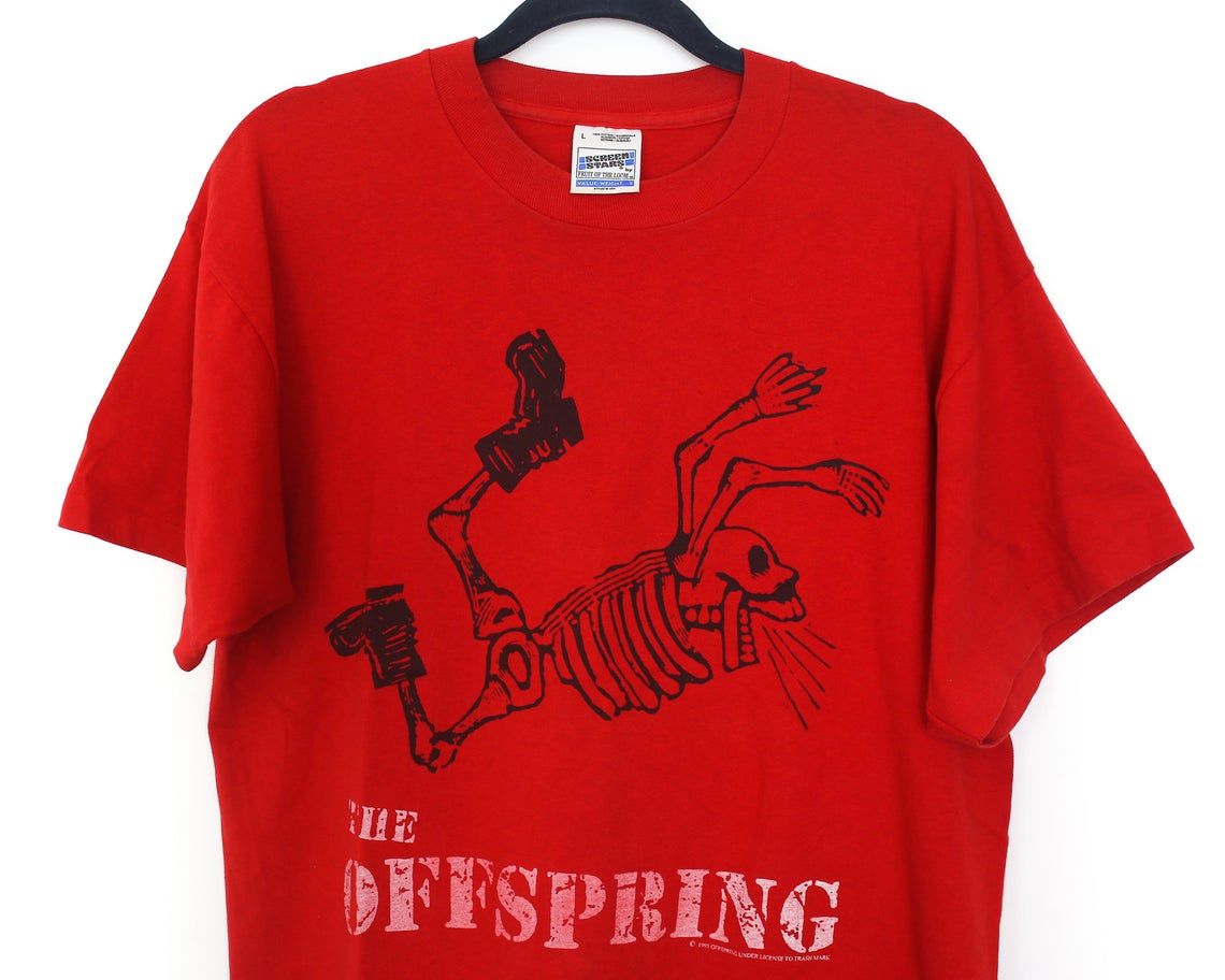 Rare Vintage 1995 The Offspring Epitaph Records Shirt