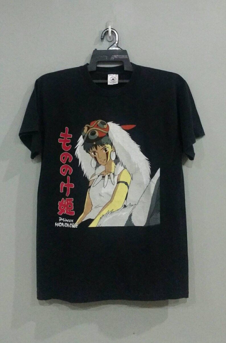 Rare Vintage 1997 Princess Mononoke T Shirt Japanese Anime Movie