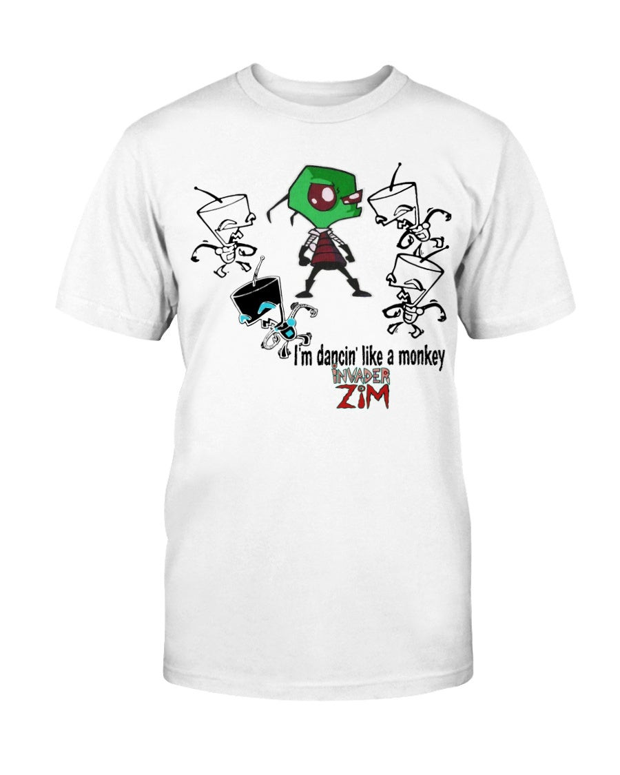 Rare Vintage 2001 Cartoon Invader Zim T Shirt 210928