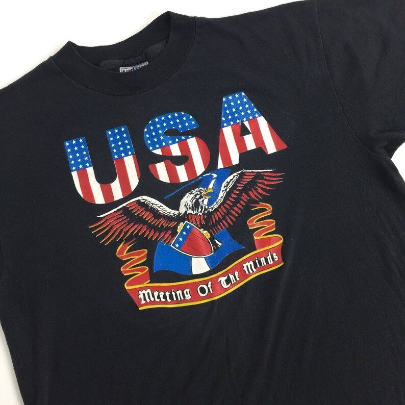 Rare Vintage 80S 1986 86 Harley Davidson Meeting Of The Minds Usa Hot Springs Arkansas Moto Motorcycle Graphic Tee T Shirt
