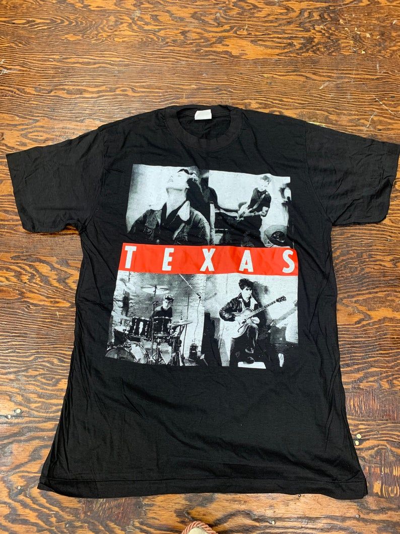 Rare Vintage 80S Texas Southside 1989 Tour Single Stitch Shirt