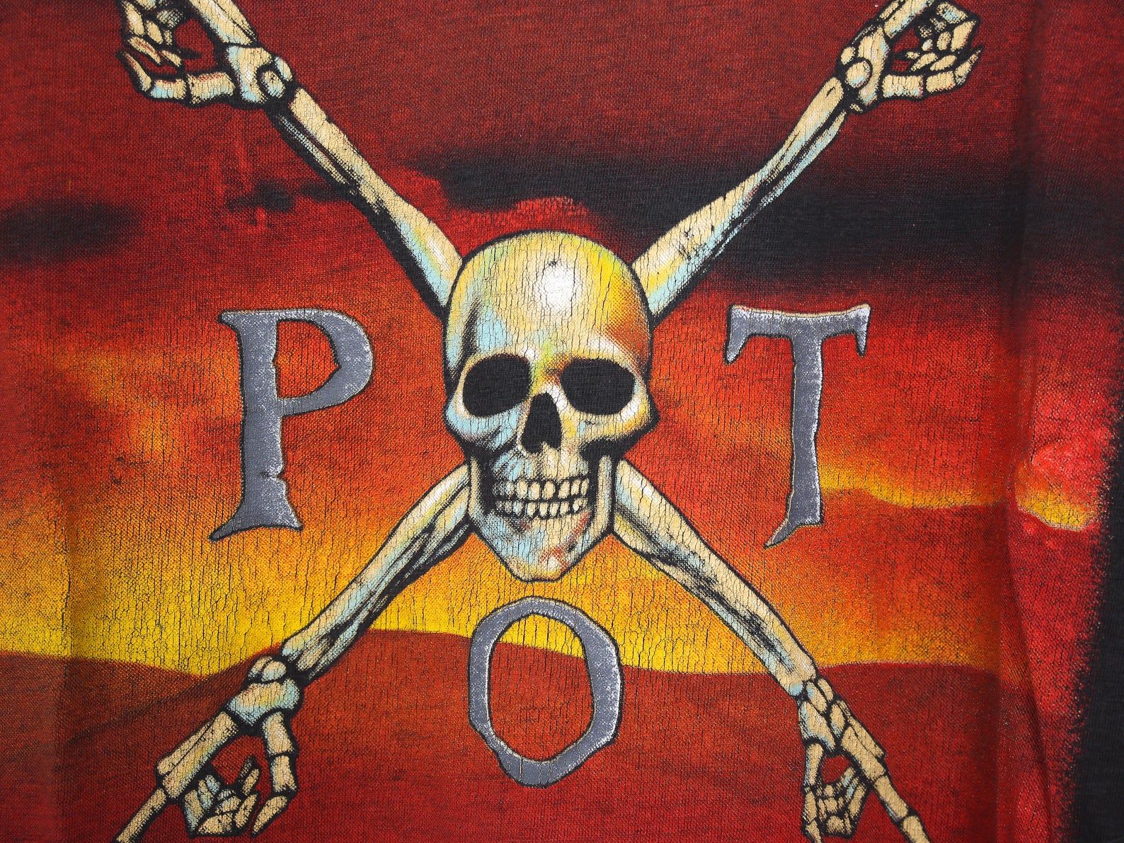 Rare Vintage 90S Anthrax Pot Tour T-Shirt L