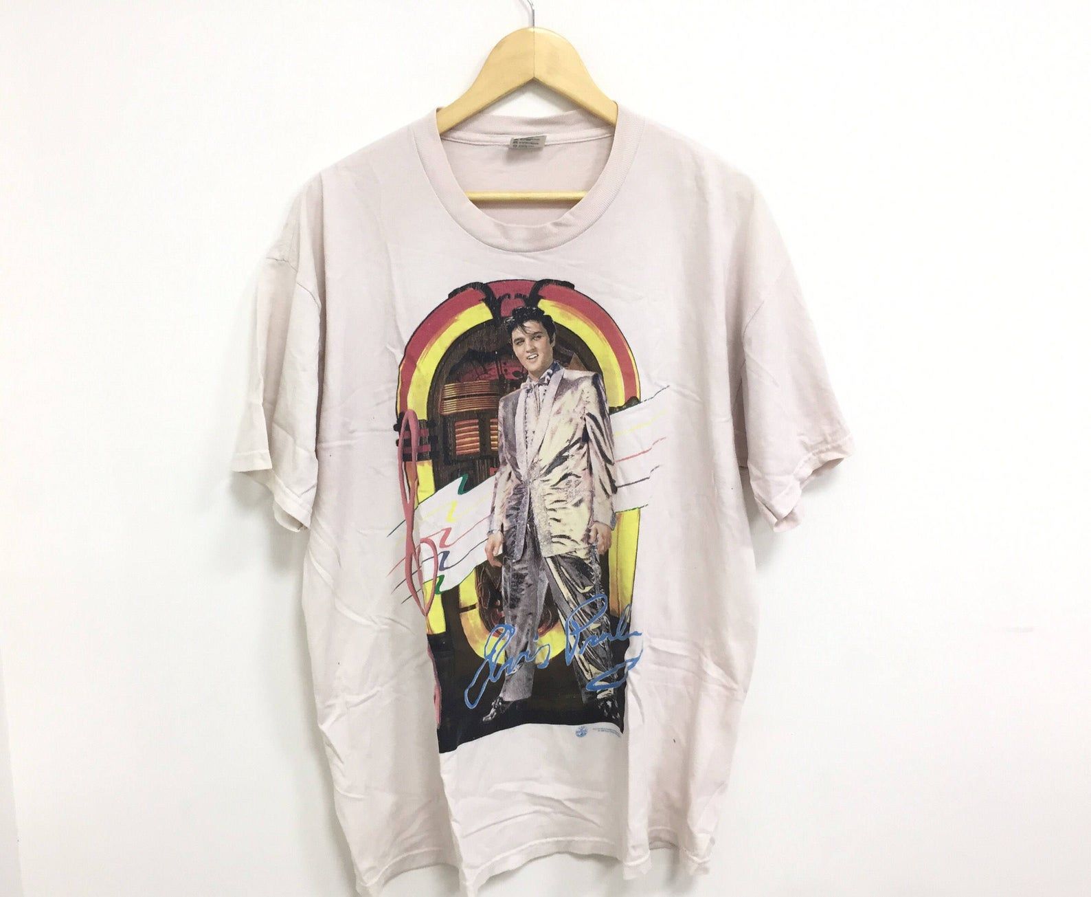 Rare Vintage 90S Elvis Presley King Of Rock And Roll Copyright 1996 Elvis Production Nice Design X