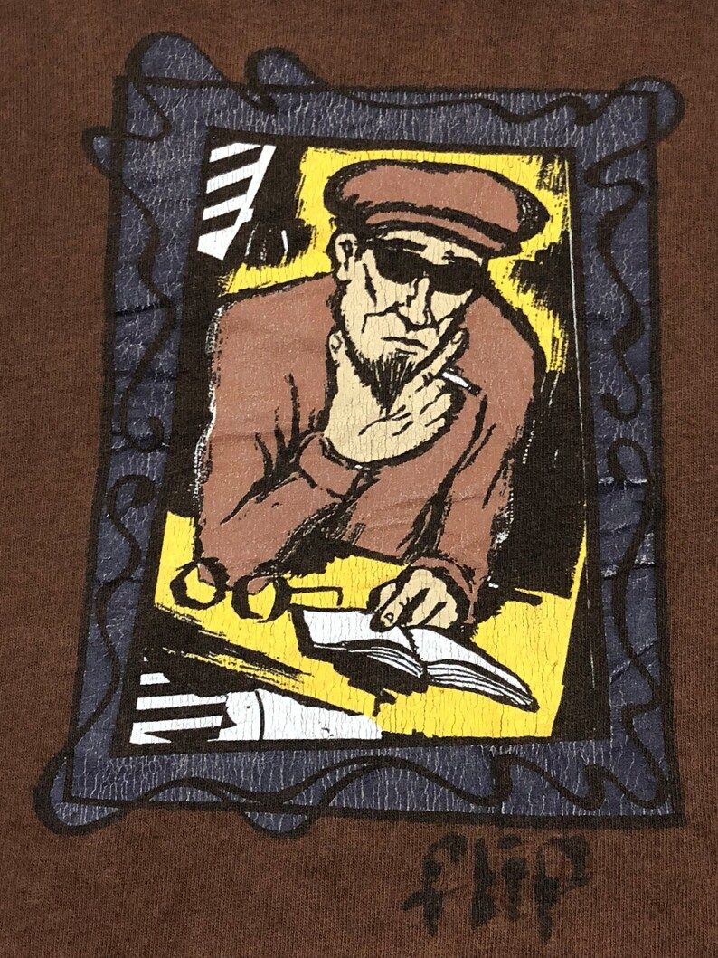 Rare Vintage 90S Flip Skateboard Pop Culture Art Tshirts rare vintage 90s flip skateboard pop culture art tshirts fw3ga