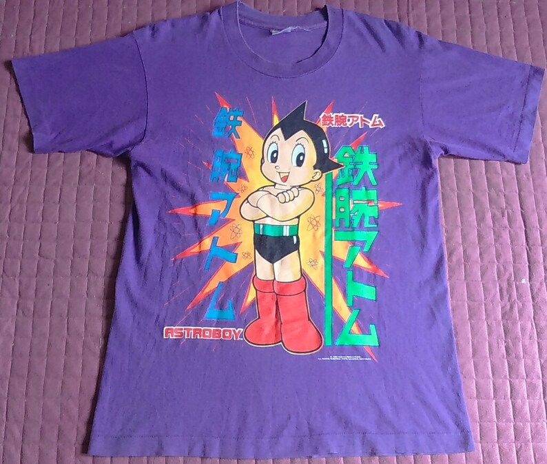 Rare Vintage Astro Boy Super Hero T Shirt