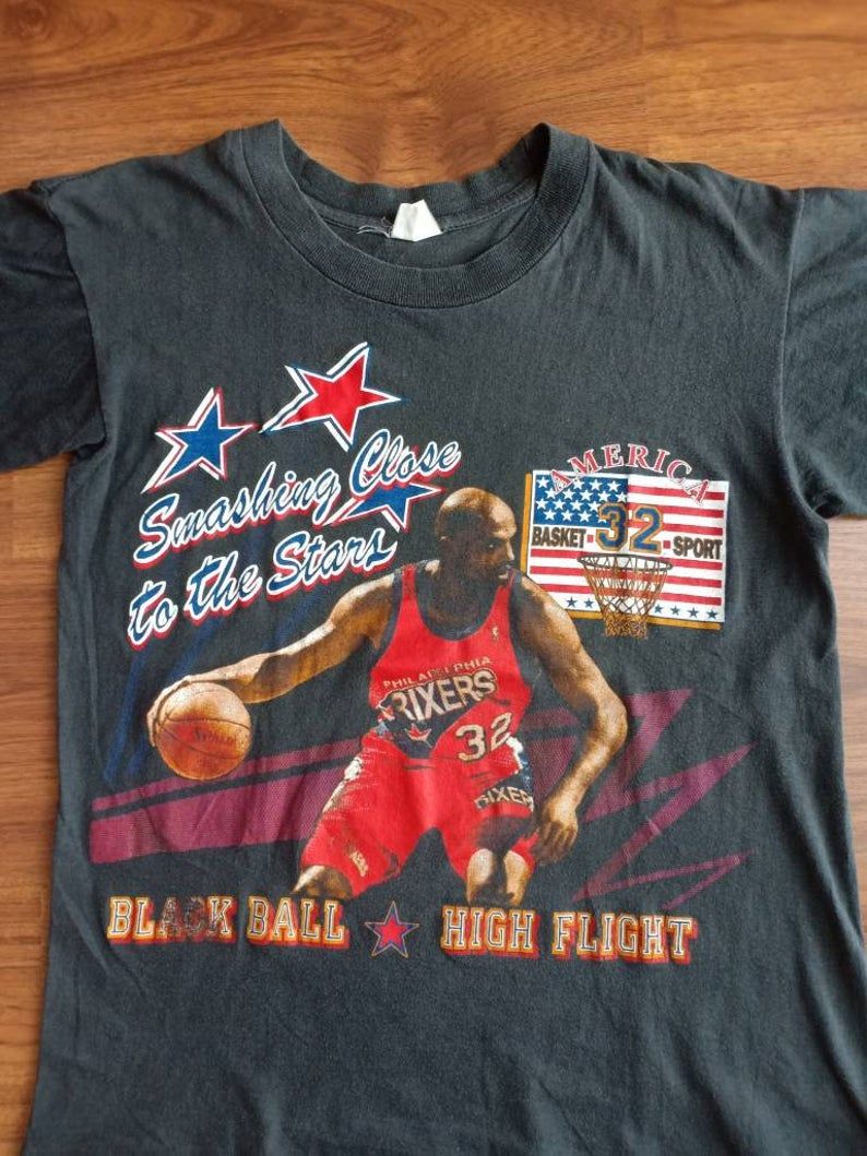Rare Vintage Charles Barkley Caricature 80'S Nba Basketball Philadelphia 76Ers Paper Thin Shirt rare vintage charles barkley caricature 80s nba basketball philadelphia 76ers paper thin shirt fvm5p