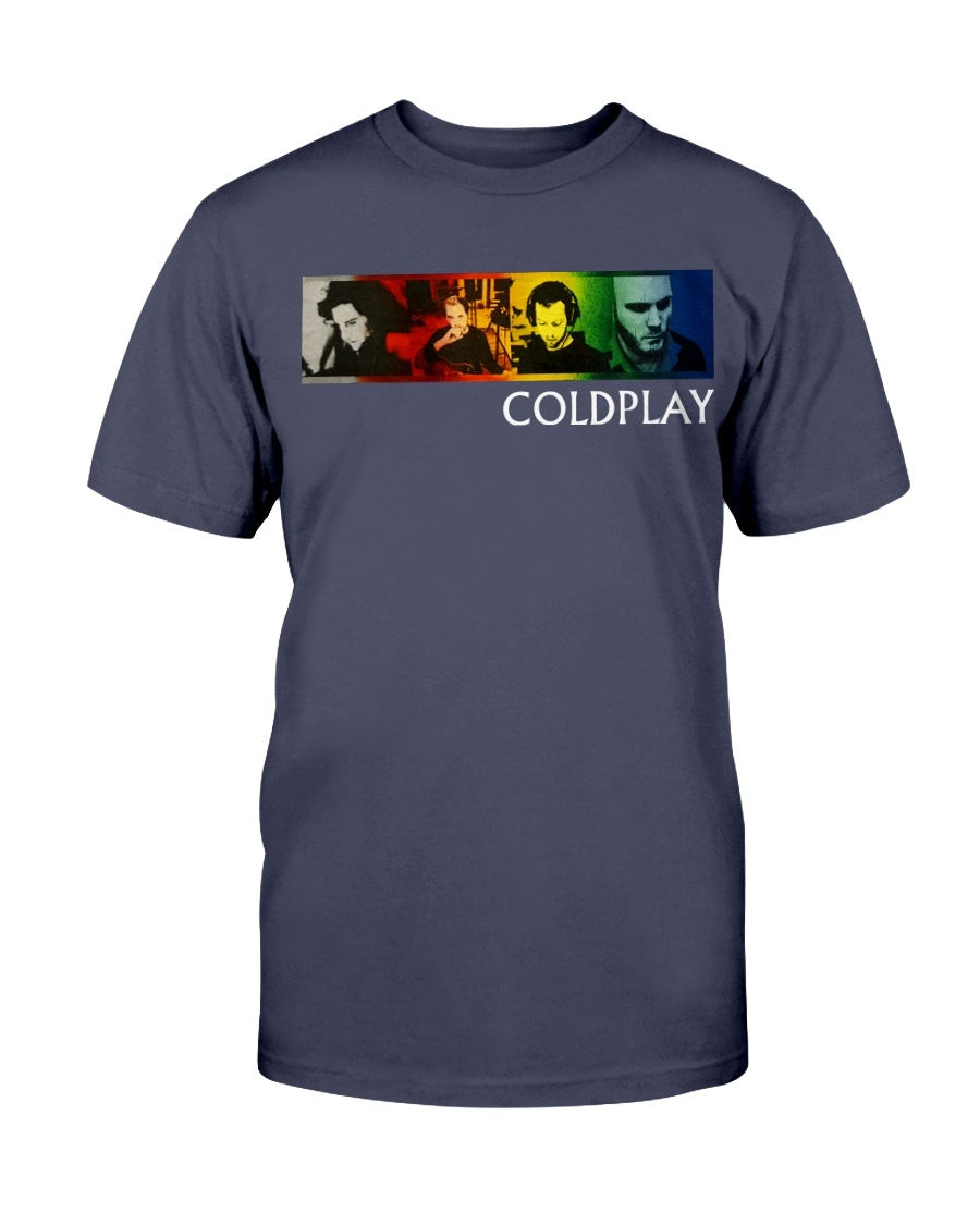 Rare Vintage Coldplay British Rock Band 2005 Tour T Shirt 211127