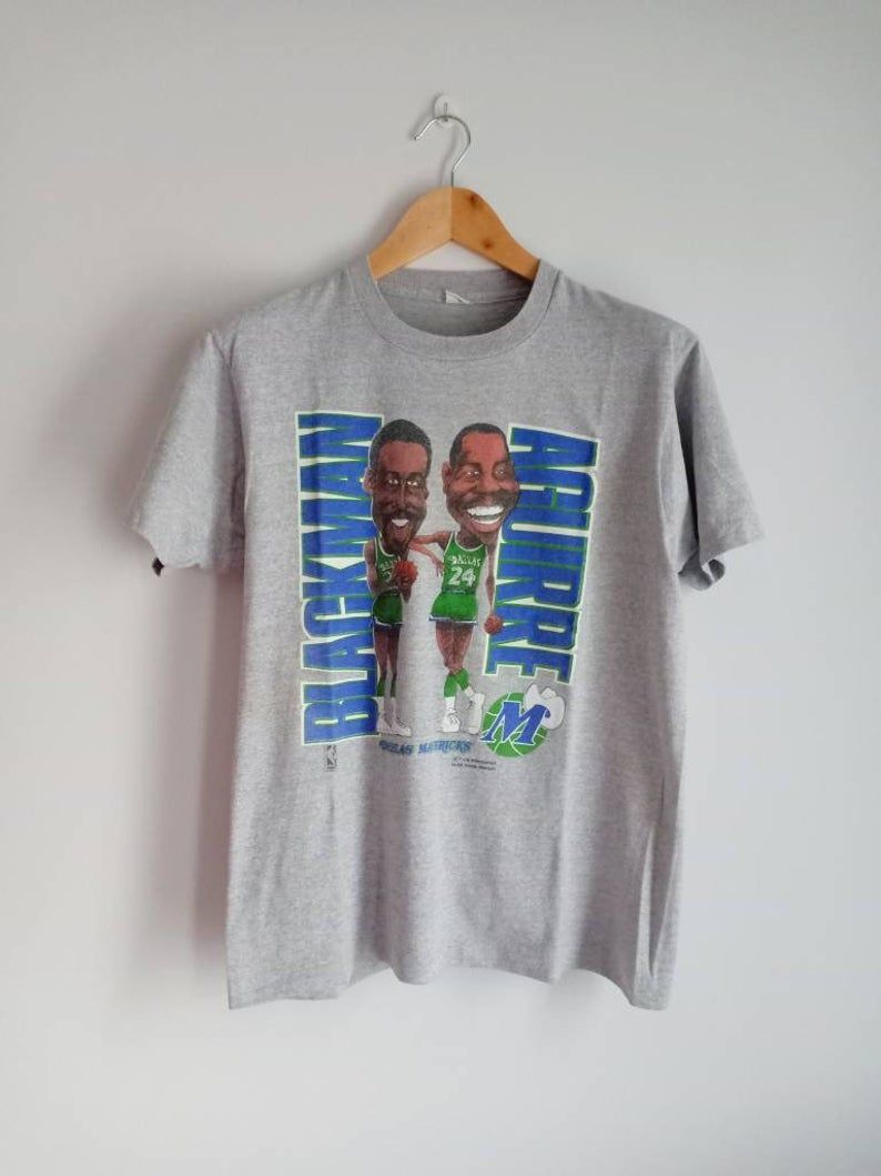 Rare Vintage Dallas Mavericks 80'S Salem Sportswear Nba Shirt
