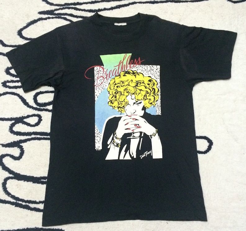 Rare Vintage Dick Tracy Movie T Shirt Nice Design