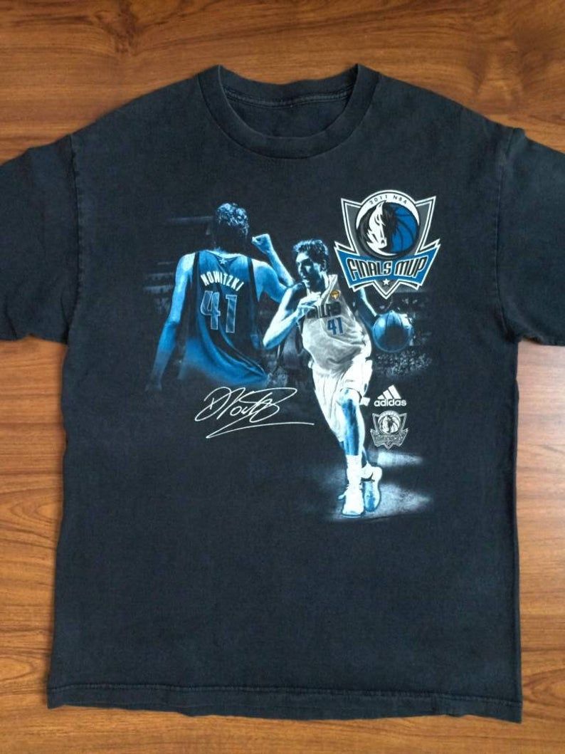 Rare Vintage Dirk Nowitzki Dallas Mavericks Nba Basketball Adidas Champion Shirt rare vintage dirk nowitzki dallas mavericks nba basketball adidas champion shirt snss3