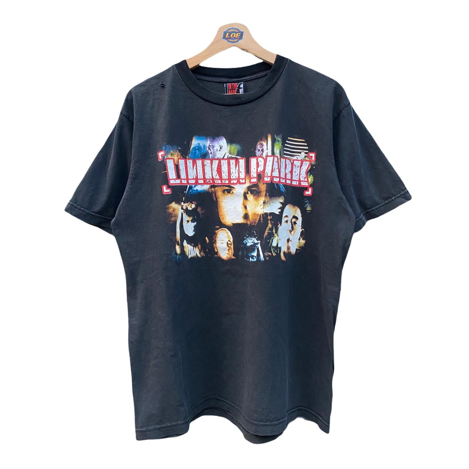 Rare Vintage Distressed Linkin Park Meteora American Band T Shirt Bootleg Promo Tour Nu-Metal