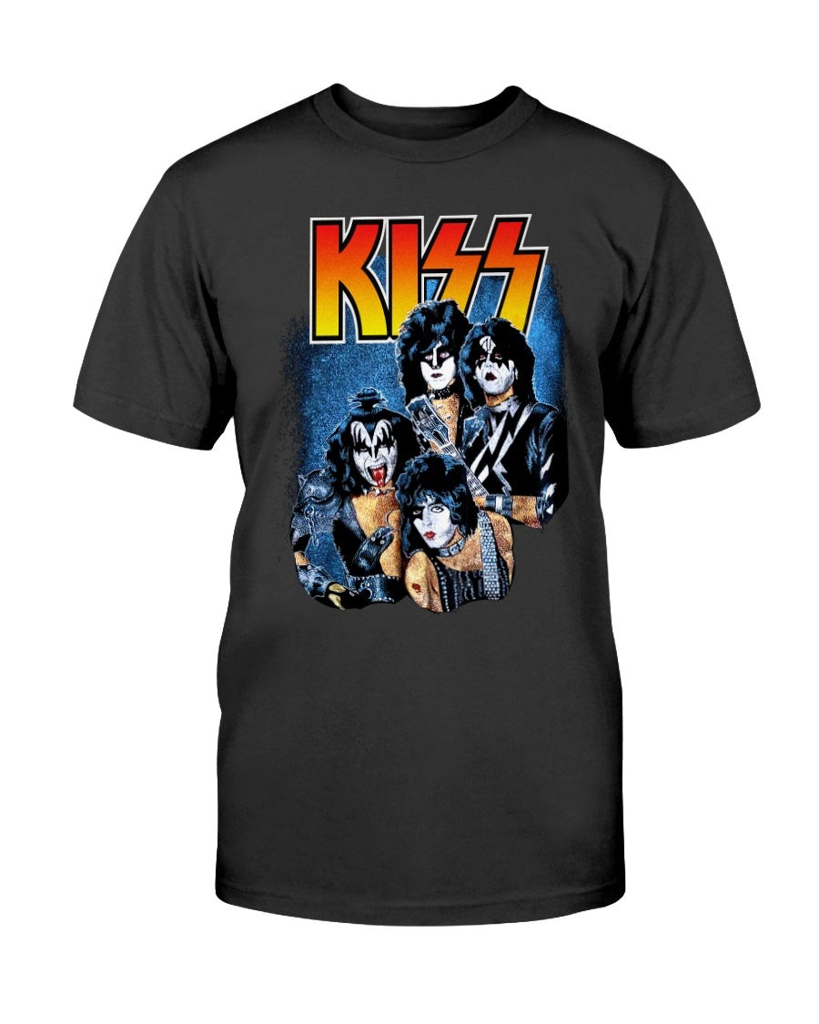 Rare Vintage Early 80S Kiss Band T Shirt 211018