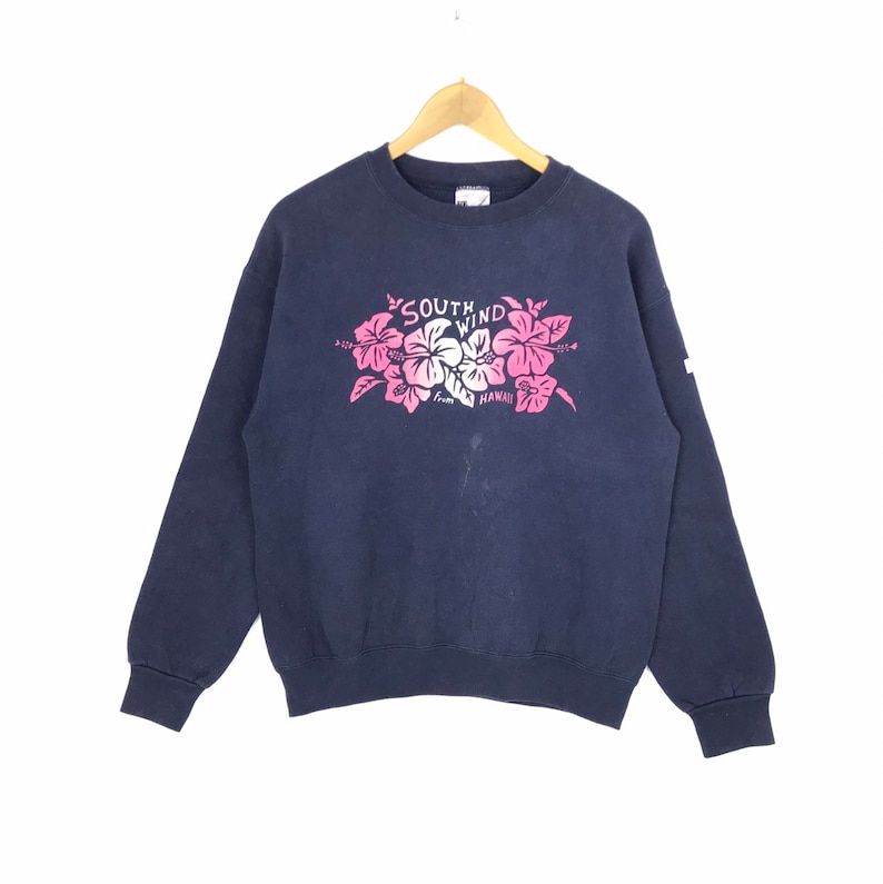 Rare Vintage Edwin Crewneck Sweatshirt Vtg Hawaii Jumper Pullover Sweater Streetwear Activewear Fashion Style Hip Hop Swag