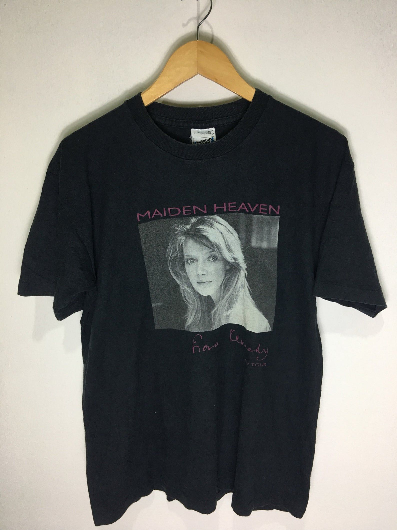 Rare Vintage Fiona Kennedy Maiden Heaven Tour Shirt
