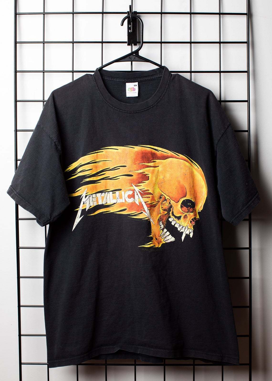 Rare Vintage Metallica Summer Shit Tour '94 Flaming Skull Pushead Artwork Shirt
