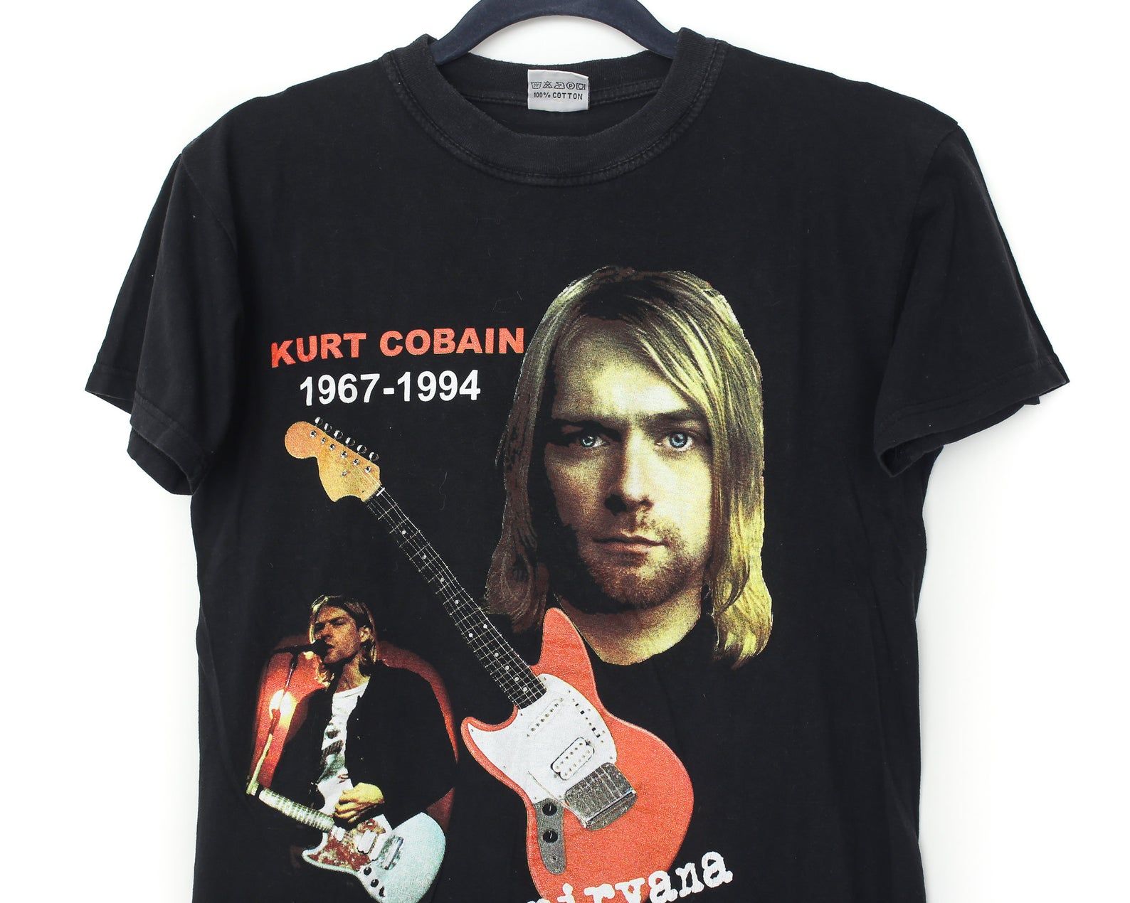 Rare Vintage Nirvana Kurt Cobain Bootleg T-Shirt S Vestibule Sub Pop Utero Sliver Grunge