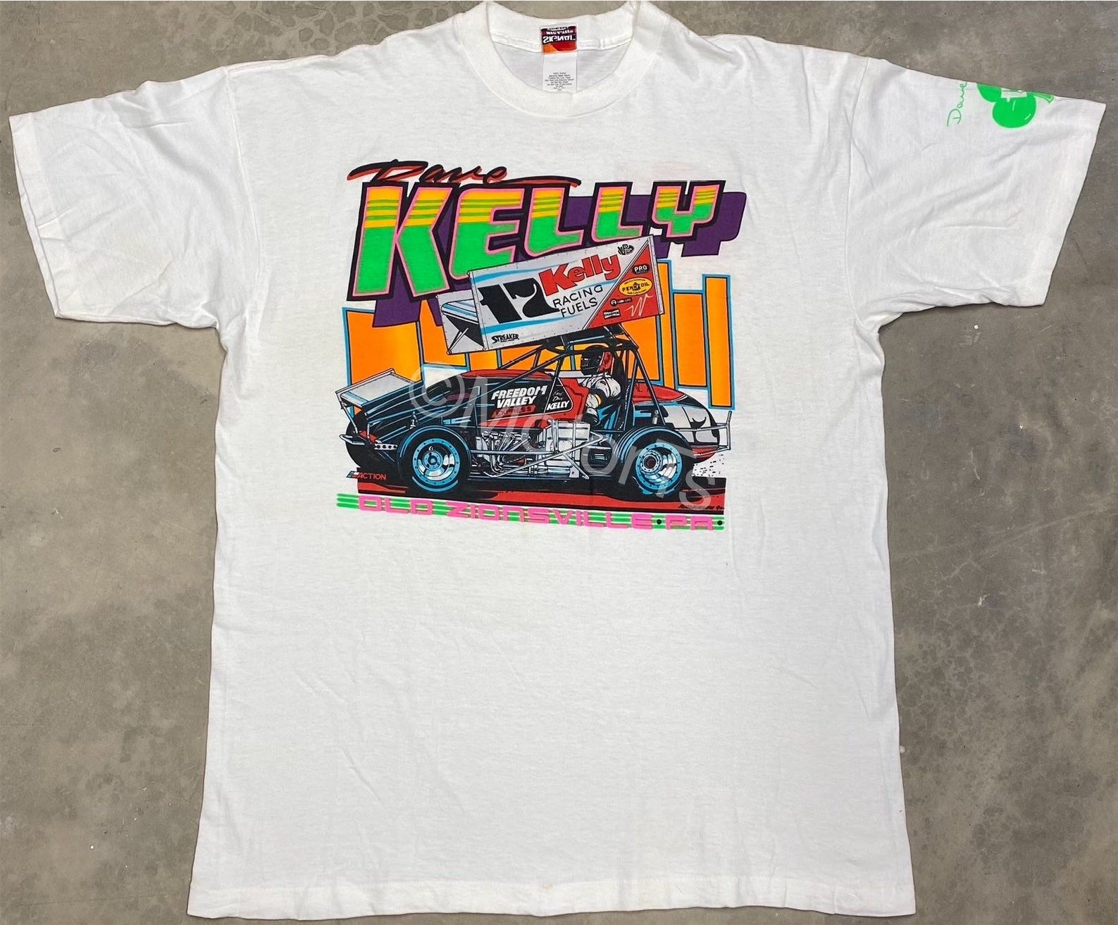 Rare Vintage Nos 1990 Dave Kelly S Car Tee -