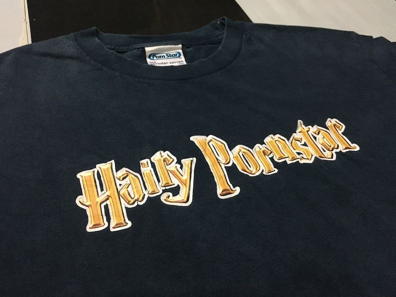 Rare Vintage Pornstar Shirt Parody Harry Potter Made In Usa