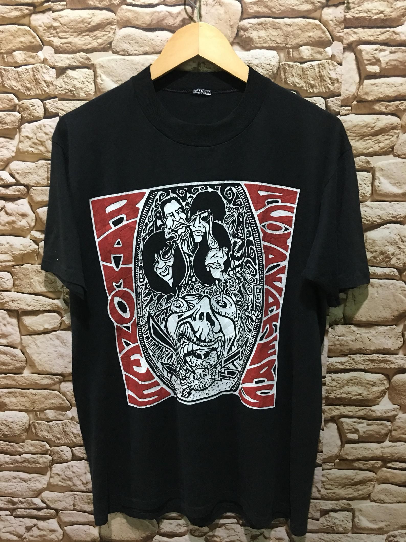 Rare Vintage Ramones Tour Punk Band Iggy Pop The Clash The Jam 90S Shirt