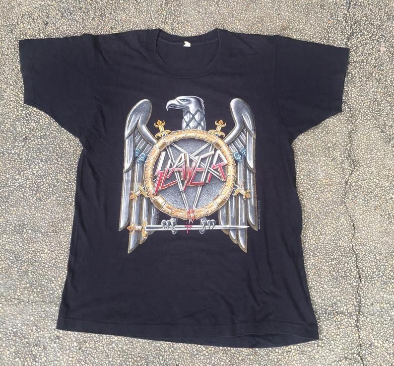 Rare Vintage Slayer Eternal Eagle Tour Concert Shirt